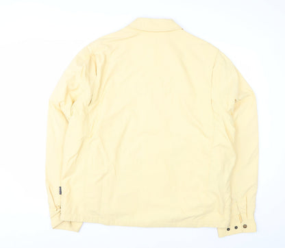London Fog Men's Beige XL Nylon Basic Jacket Lined Zip Casual Spring Coat