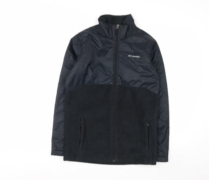 Columbia Men's Black L Fleece Lined Full Zip Outdoor Jacket
