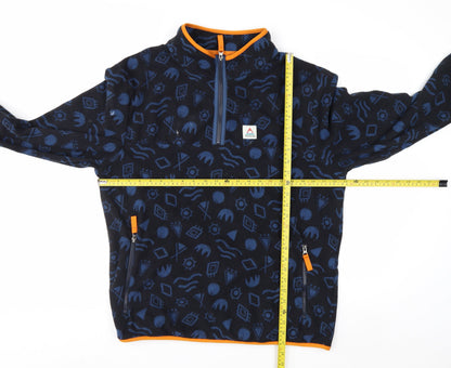 Passenger Men’s Blue Fleece Pullover Sweatshirt XL Outdoor Zip High Neck