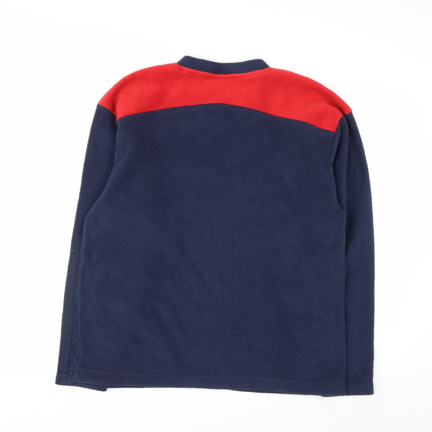 Umbro Men's Blue Red Fleece Pullover Sweatshirt Size M