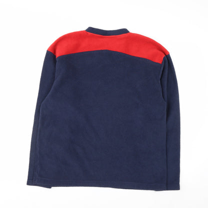 Umbro Men's Blue Red Fleece Pullover Sweatshirt Size M