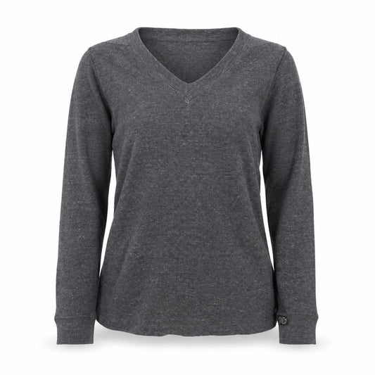 Diesel Women Grey V-Neck Knit Pullover Jumper Size S
