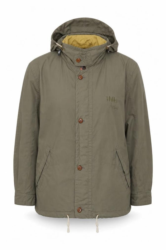 Hill Stratos Women's Green Cotton Hooded Parka Jacket Size S