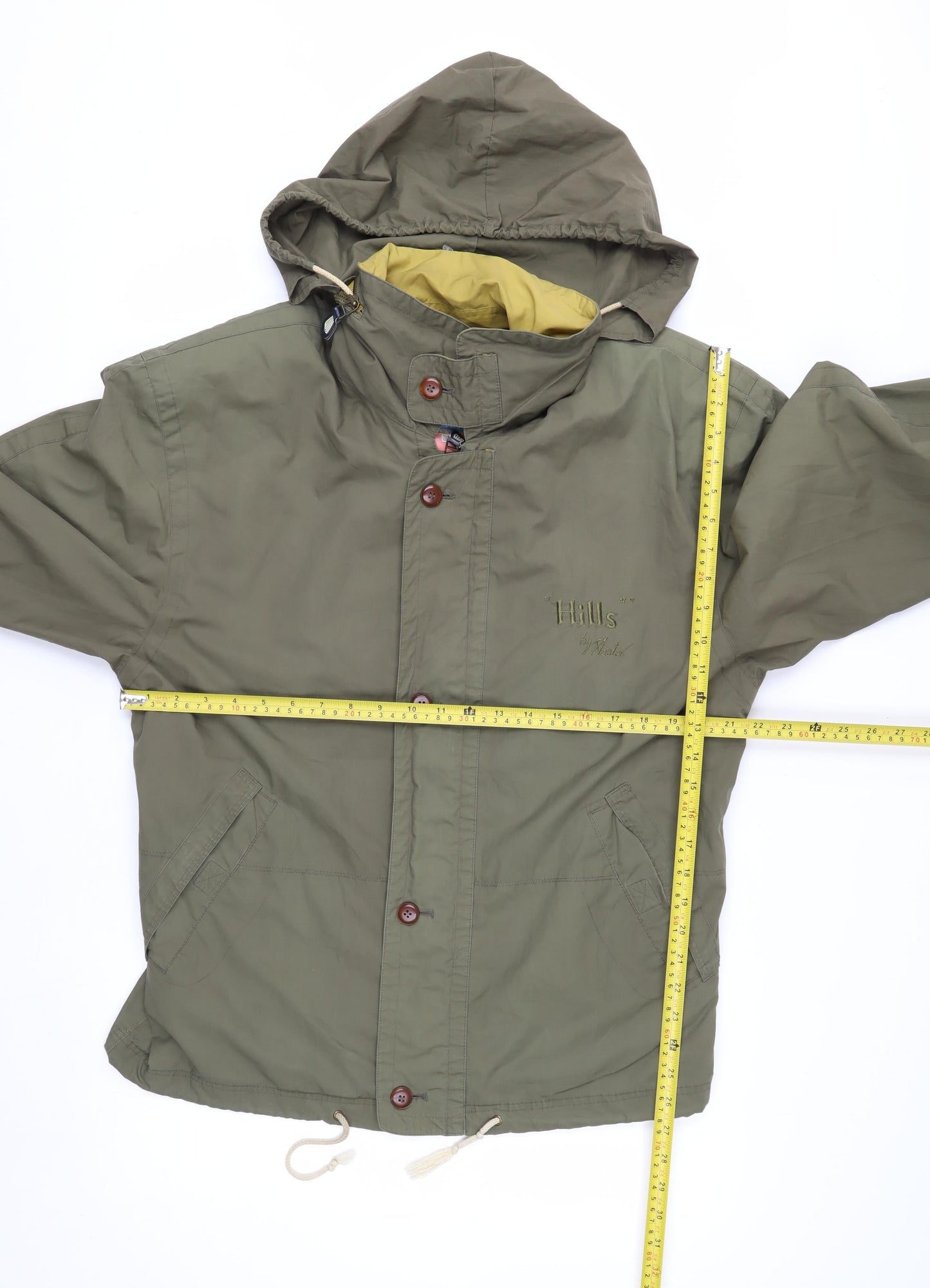 Hill Stratos Women's Green Cotton Hooded Parka Jacket Size S
