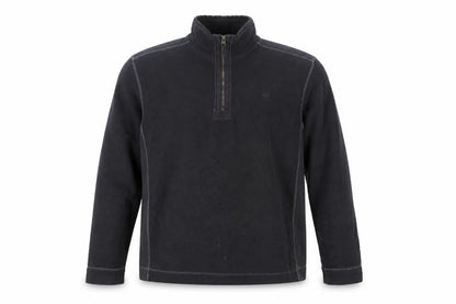 North Coast Men's Black 1/4 Zip Cotton Sweatshirt L