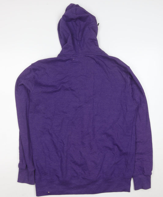 Twisted Soul Men's Purple Full Zip Hoodie Size L