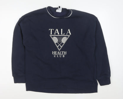 TALA Unisex Blue Small Pullover Sweatshirt Health Club Logo