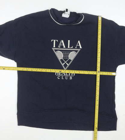 TALA Unisex Blue Small Pullover Sweatshirt Health Club Logo