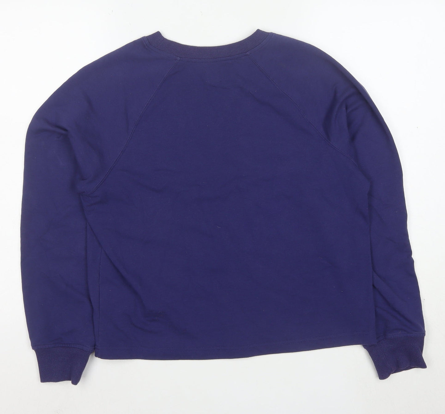 Juicy Couture Women's Blue Pullover Sweatshirt M Logo Casual