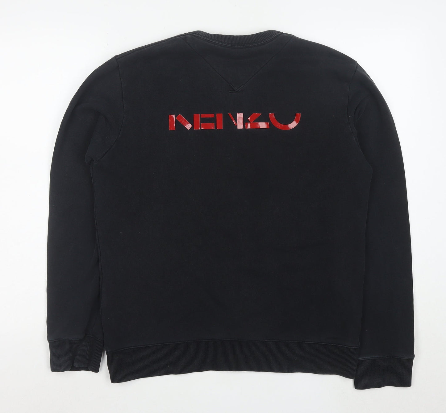Kenzo Paris Mens Black Medium Crew Neck Logo Sweatshirt