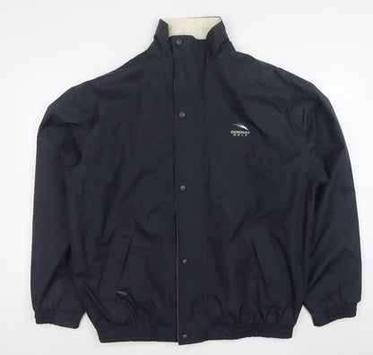 Donnay Golf Mens Blue Windbreaker Jacket Size M Water Resistant