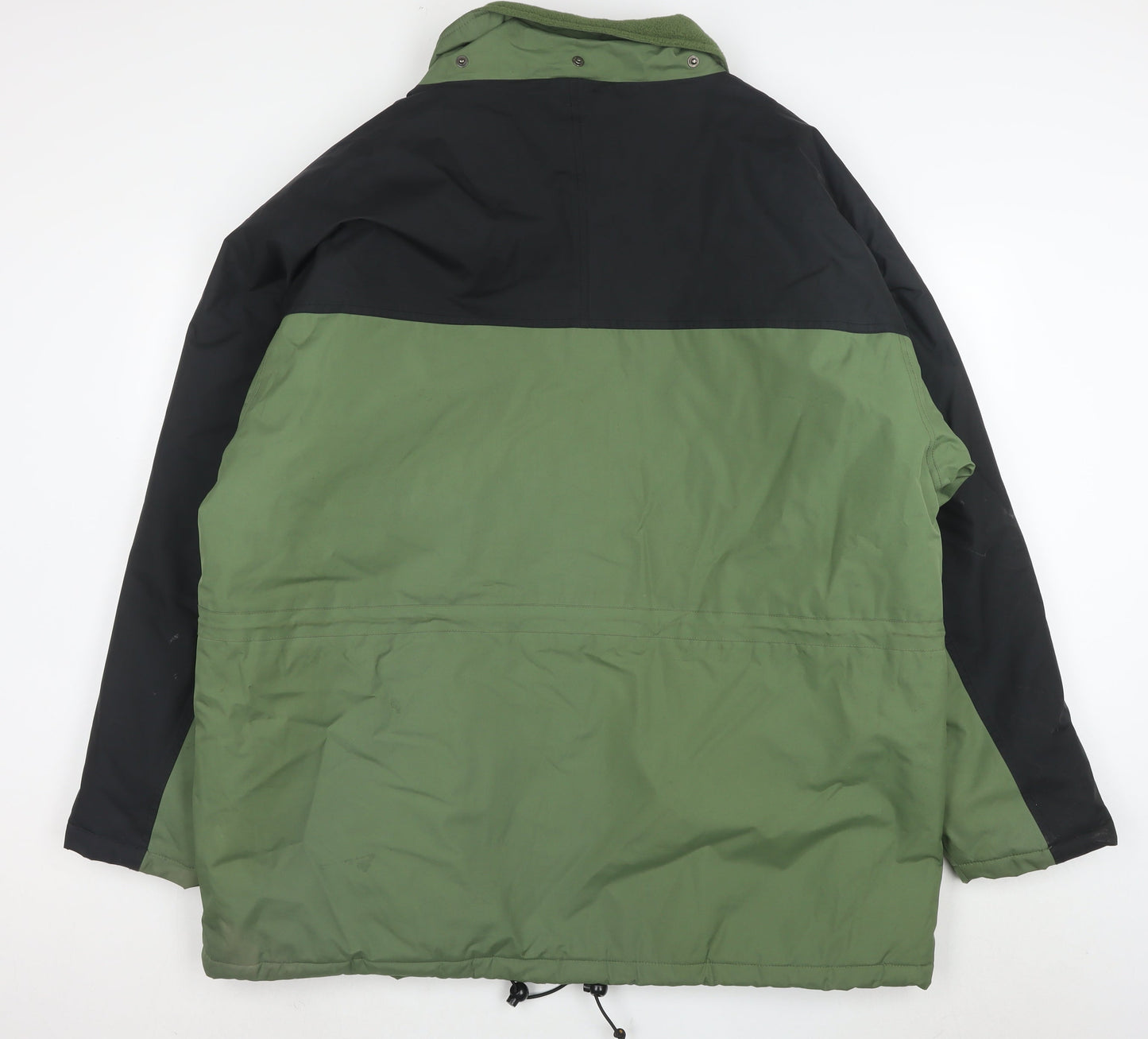 Adventure Sports Men's Green XL Parka Jacket Polyester Lined