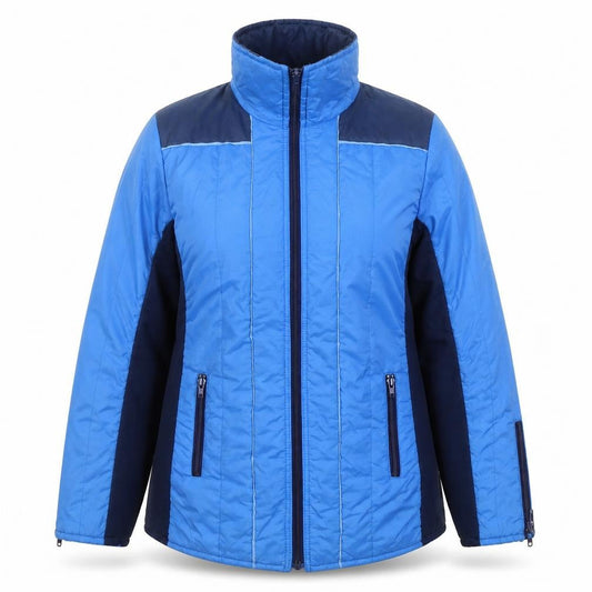 Aquatona Womens Blue Size 16 Puffer Jacket with Zip Pockets