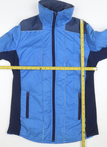 Aquatona Womens Blue Size 16 Puffer Jacket with Zip Pockets