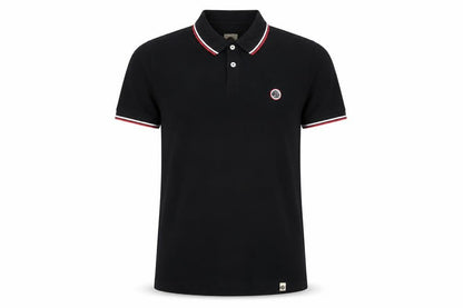 Pretty Green Men's Black Polo Shirt Size M Short Sleeve Cotton