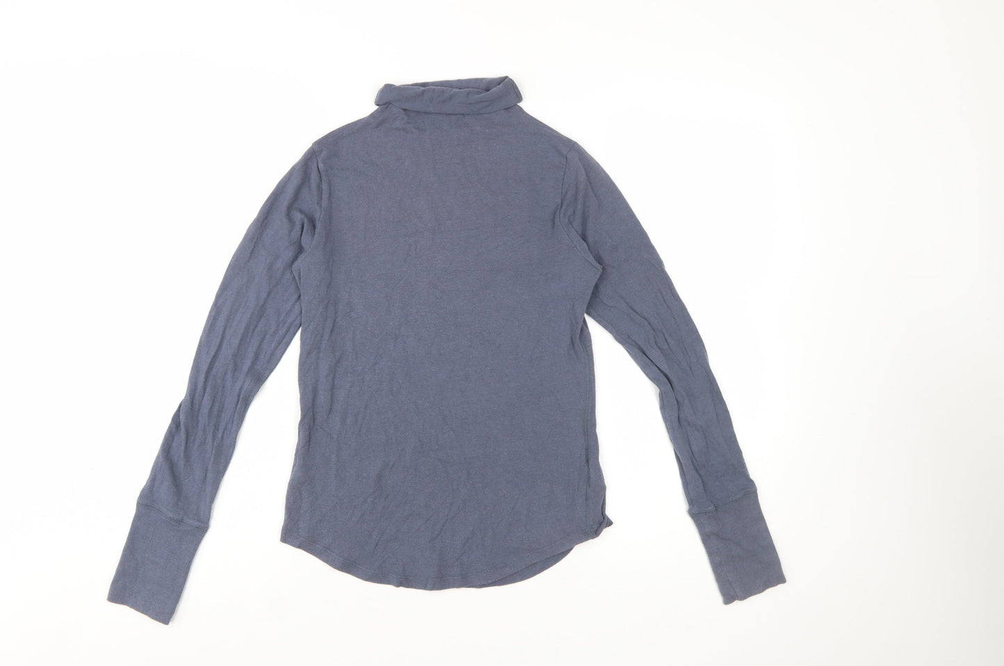 GAP Women's Blue Feather Turtleneck Long Sleeve Top Size S