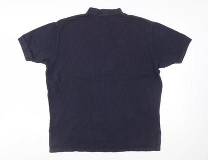 Ralph Lauren Men's Blue Cotton Polo Shirt Size Small