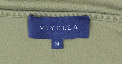 Viyella Women's Green 3/4 Sleeve Stretch Jersey Top Size M
