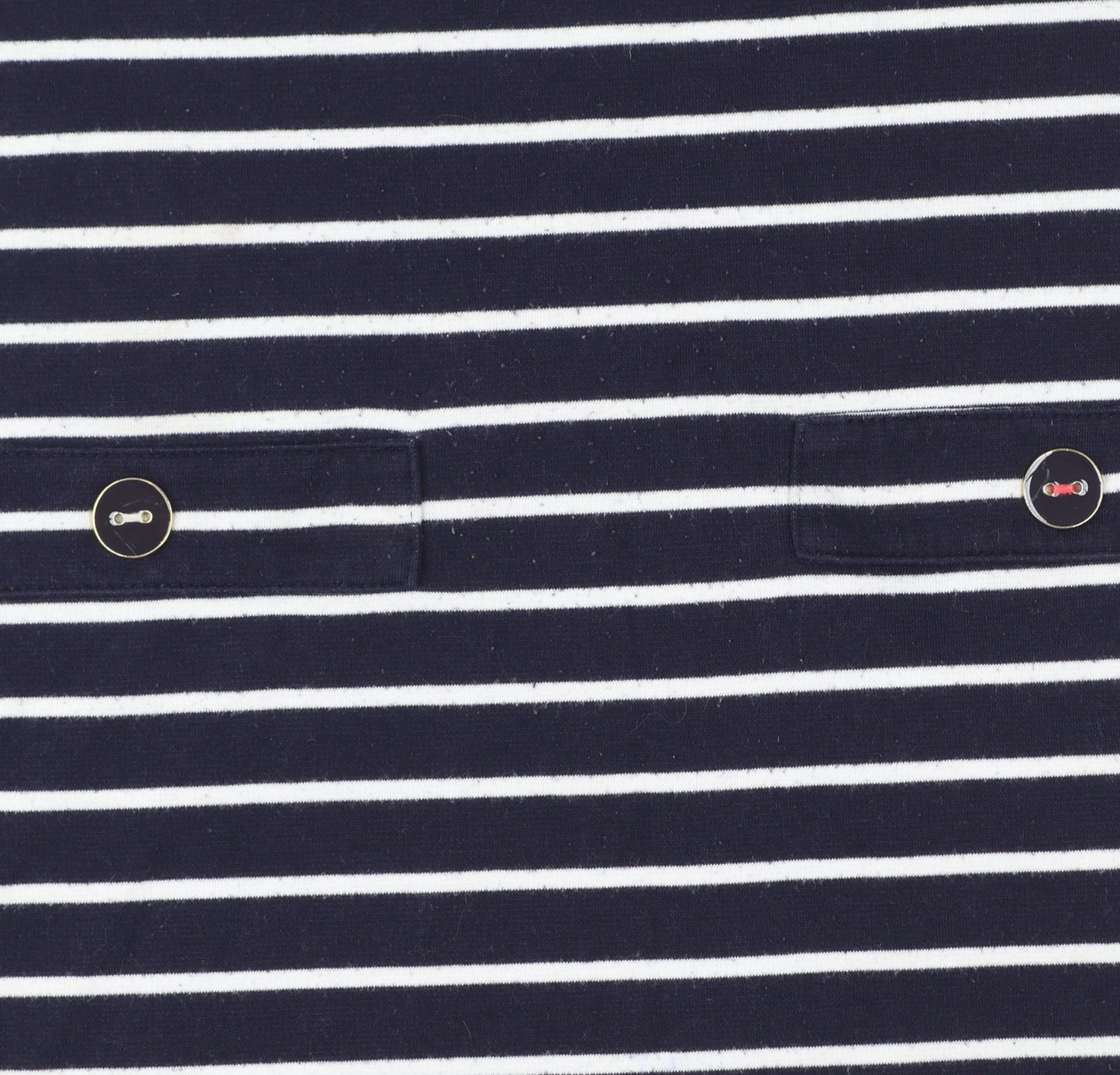 Joules Womens Blue Striped Shift Dress Size 10 3/4 Sleeve
