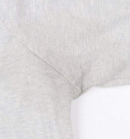 American Eagle Men's Grey Slim Fit Long Sleeve Polo Shirt M