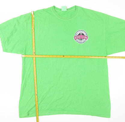 Bubba Gump Shrimp Co. Men's Green 2XL Graphic Cotton T-Shirt