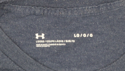 Under Armour Men's Blue Short Sleeve Graphic T-Shirt Size L