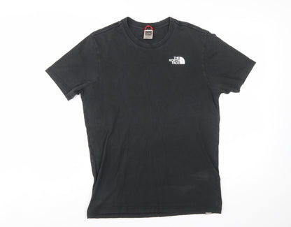The North Face Men's Black Cotton Short Sleeve Graphic T-Shirt S