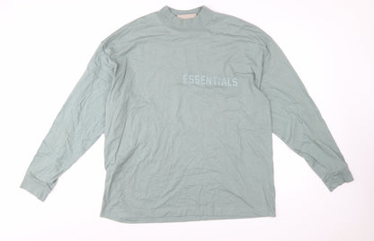 Essentials Fear of God Men's Green L Pullover Sweatshirt