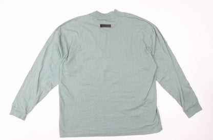 Essentials Fear of God Men's Green L Pullover Sweatshirt