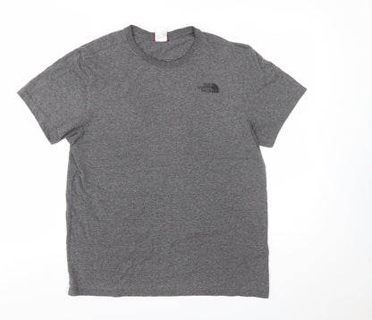 The North Face Men's Grey Short Sleeve Crew Neck T-Shirt M