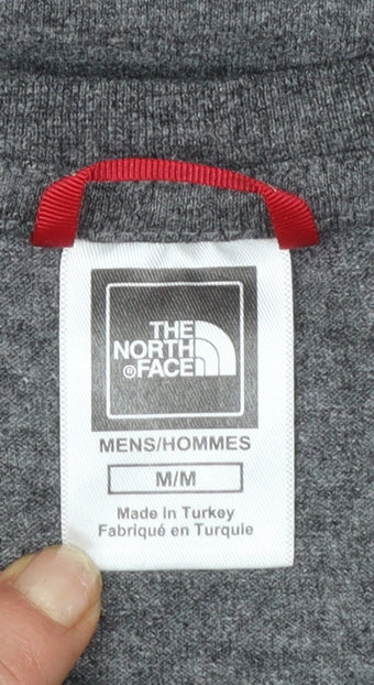 The North Face Men's Grey Short Sleeve Crew Neck T-Shirt M