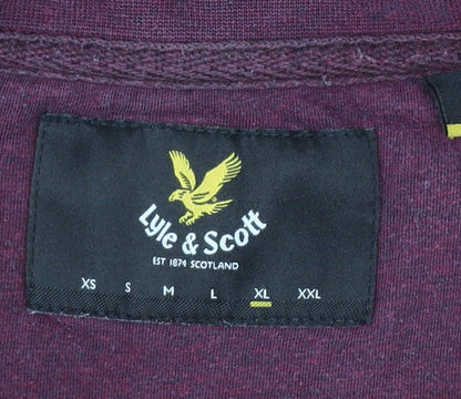 Lyle & Scott Men's Purple XL Cotton Crew Neck T-Shirt