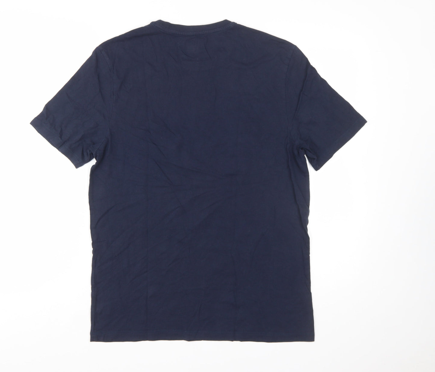 Difuzed Men’s Blue PlayStation Logo Graphic Cotton T-Shirt Size M