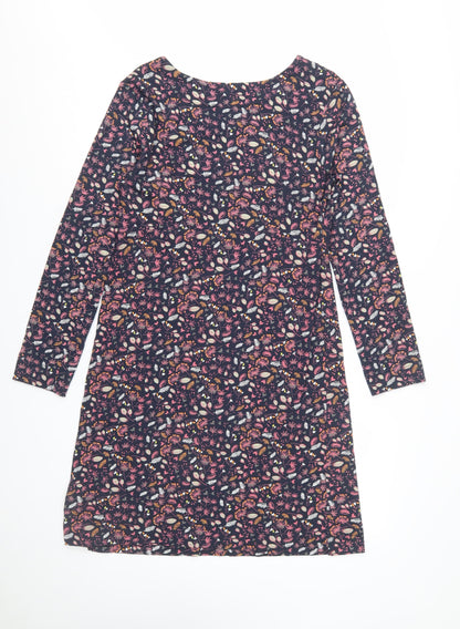 Weird Fish Womens Multicoloured Size 12 Shift Dress