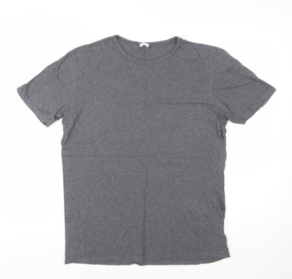 Elgin Men's Grey Supima Cotton Crew Neck Short Sleeve T-Shirt M