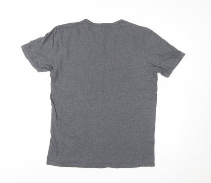 Elgin Men's Grey Supima Cotton Crew Neck Short Sleeve T-Shirt M