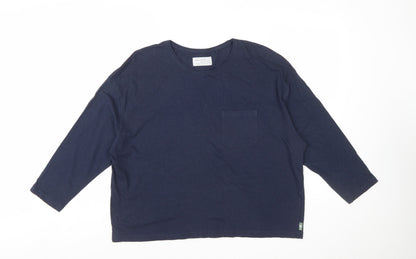 Craghoppers Womens Blue 3/4 Sleeve Cotton T-Shirt Size 14
