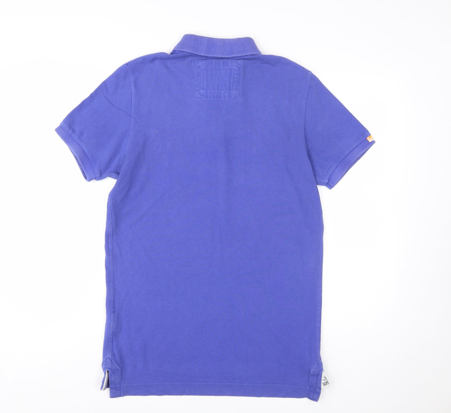 Superdry Men's Blue Tokyo Embroidered Logo Polo Shirt Size L