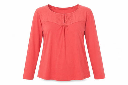 White Stuff Women's Pink Long Sleeve Tunic Blouse Size 14