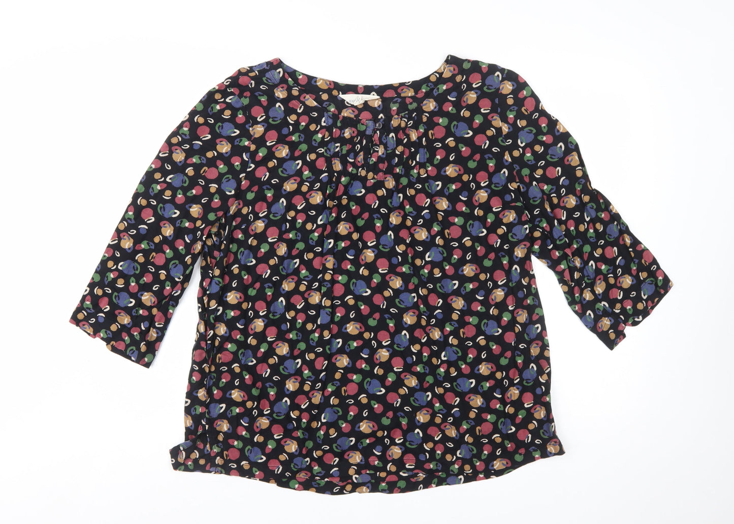 Seasalt Cornwall Women's Multicoloured Floral Tunic Blouse UK 16