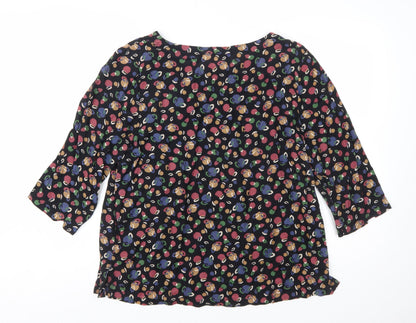 Seasalt Cornwall Women's Multicoloured Floral Tunic Blouse UK 16