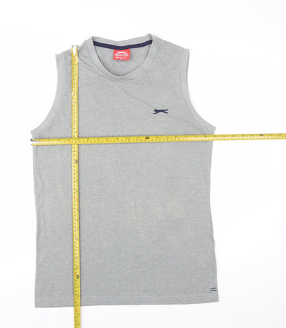 Slazenger Men's Grey Sleeveless Tank Top Size S Sportswear