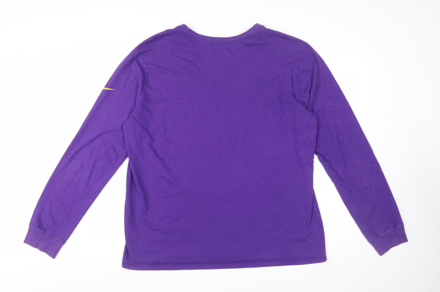 Nike Men's Purple NFL Vikings Dri-Fit Long Sleeve T-Shirt XL