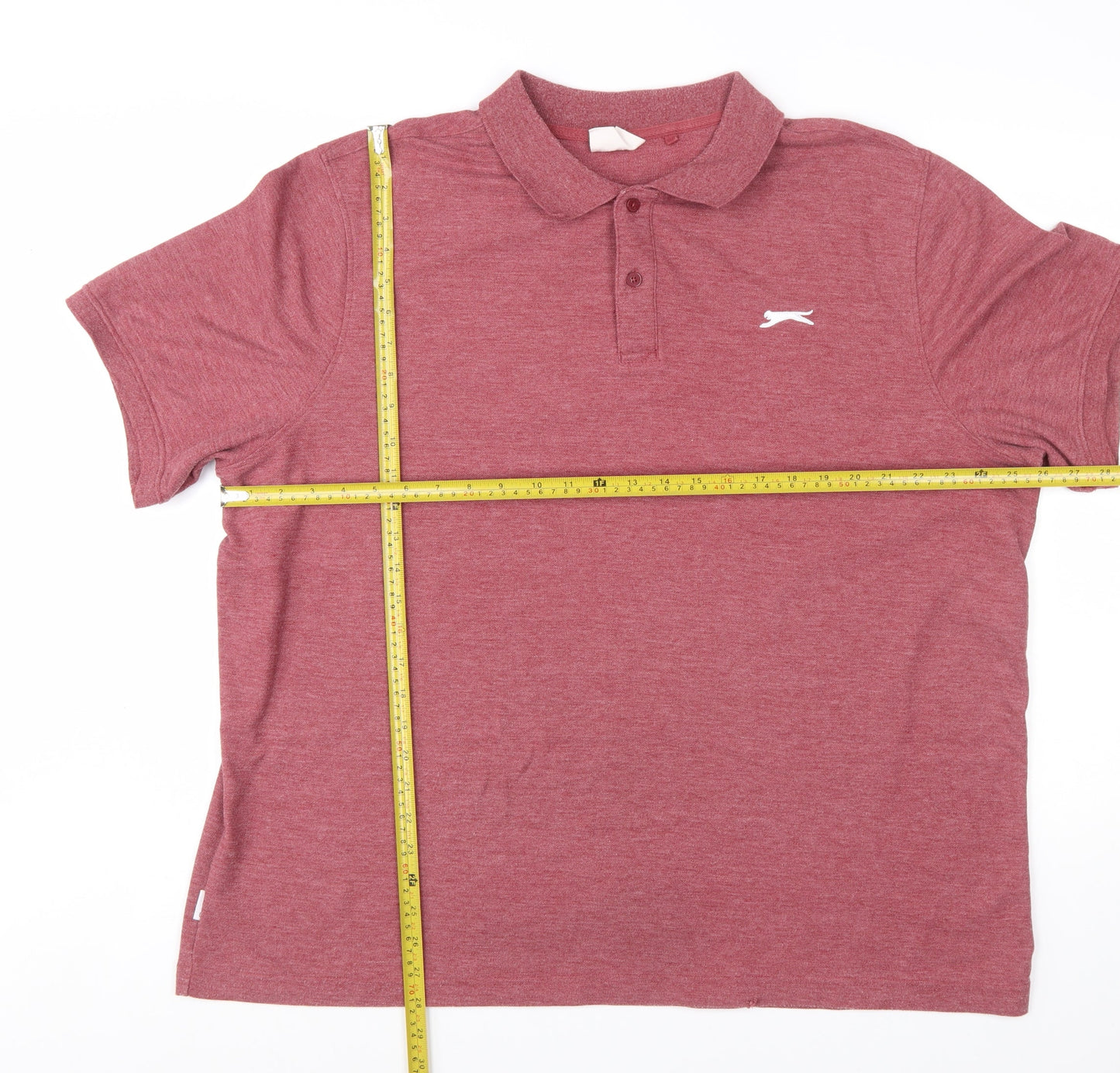 Slazenger Men's Red 3XL Polo Shirt Lightweight Sports Top