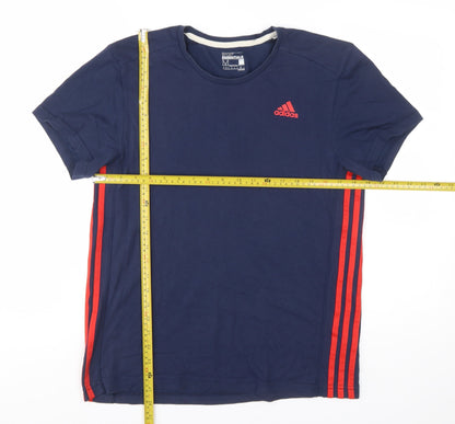 Adidas Men’s Blue Climalite Sport Essentials T-Shirt Medium