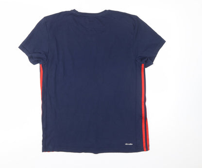 Adidas Men’s Blue Climalite Sport Essentials T-Shirt Medium