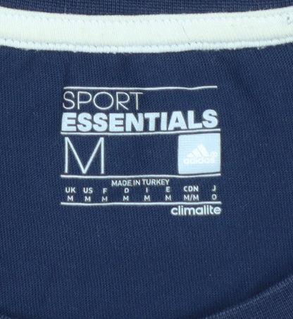Adidas Men’s Blue Climalite Sport Essentials T-Shirt Medium