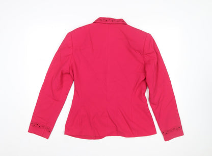 Kasper for A.S.L. Women's Pink Blazer Size 4 Formal Lined Jacket