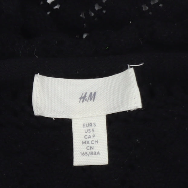 H&M Women's Black Crochet Camisole Tank Top Size S