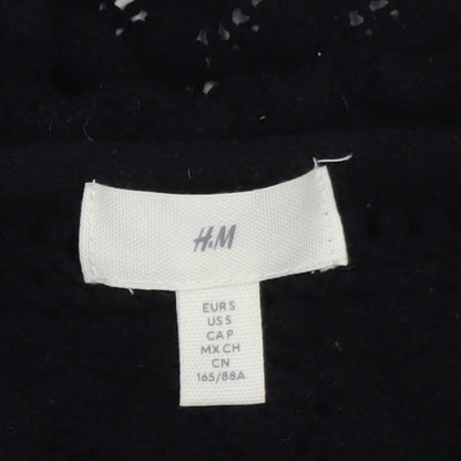 H&M Women's Black Crochet Camisole Tank Top Size S